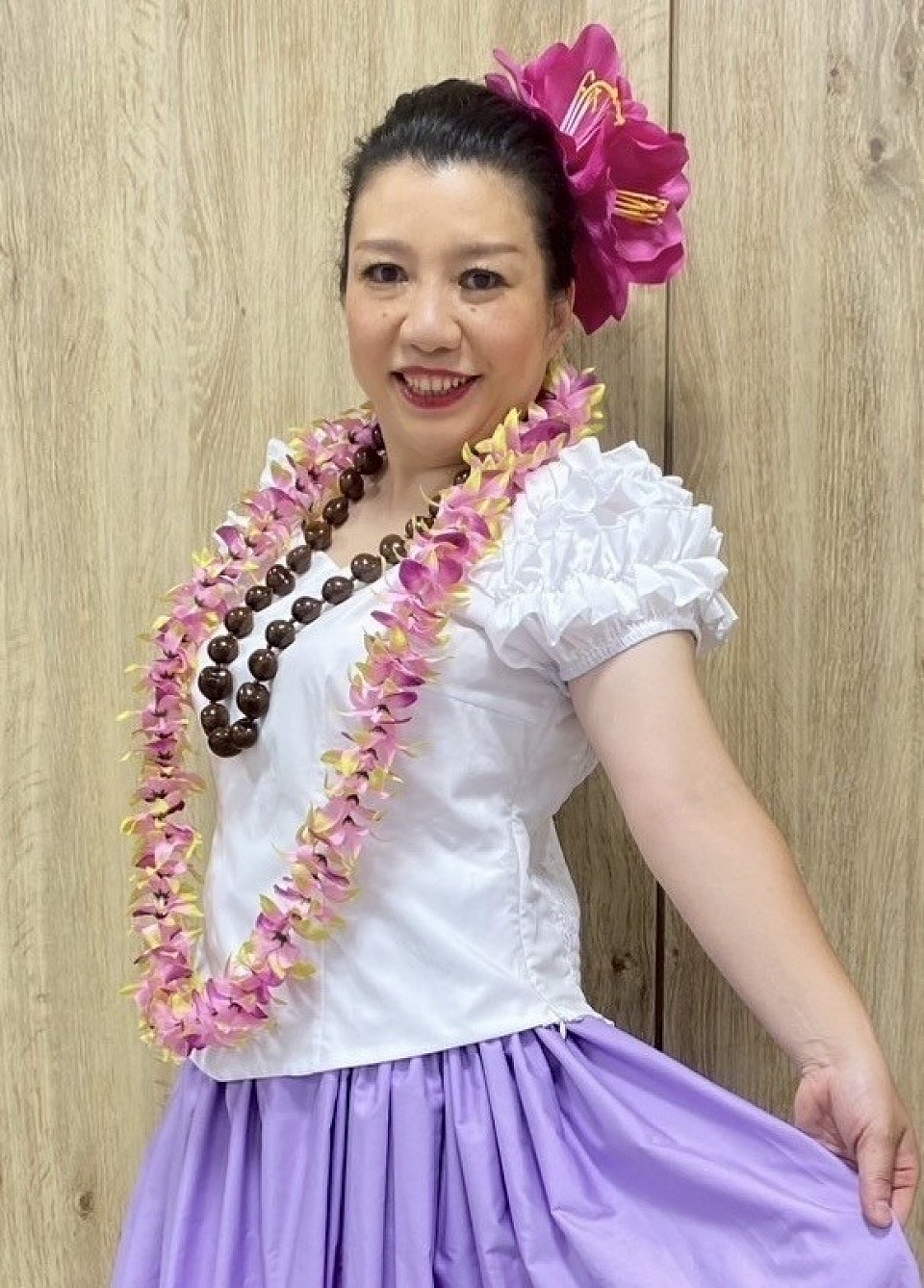 フラダンス　プロフィール写真