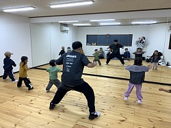 リズムトレーニングの風景